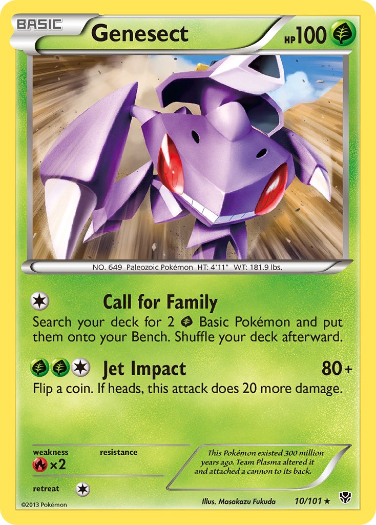 Genesect (10/101) (Theme Deck Exclusive) [Black & White: Plasma Blast] | Mega City Incorporated