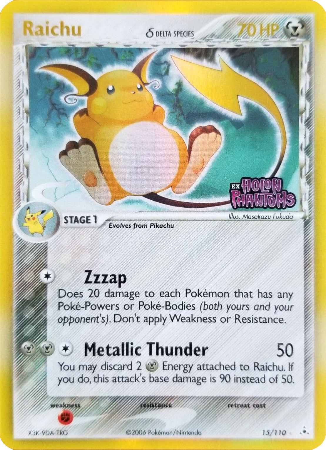 Raichu (15/110) (Delta Species) (Stamped) [EX: Holon Phantoms] | Mega City Incorporated