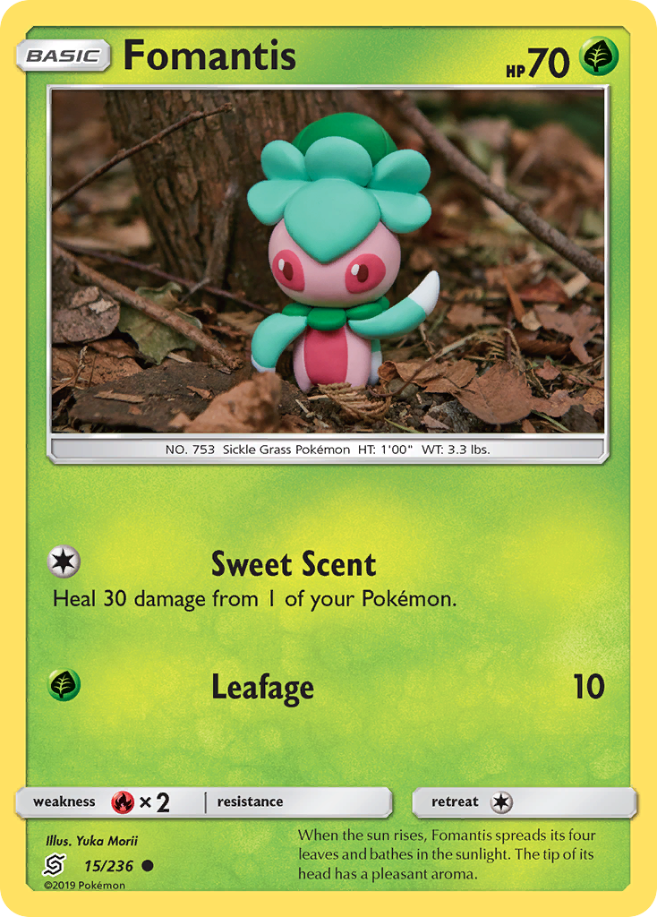 Fomantis (15/236) [Sun & Moon: Unified Minds] | Mega City Incorporated