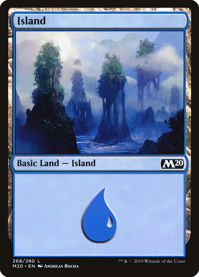 Island (#268) [Core Set 2020] | Mega City Incorporated