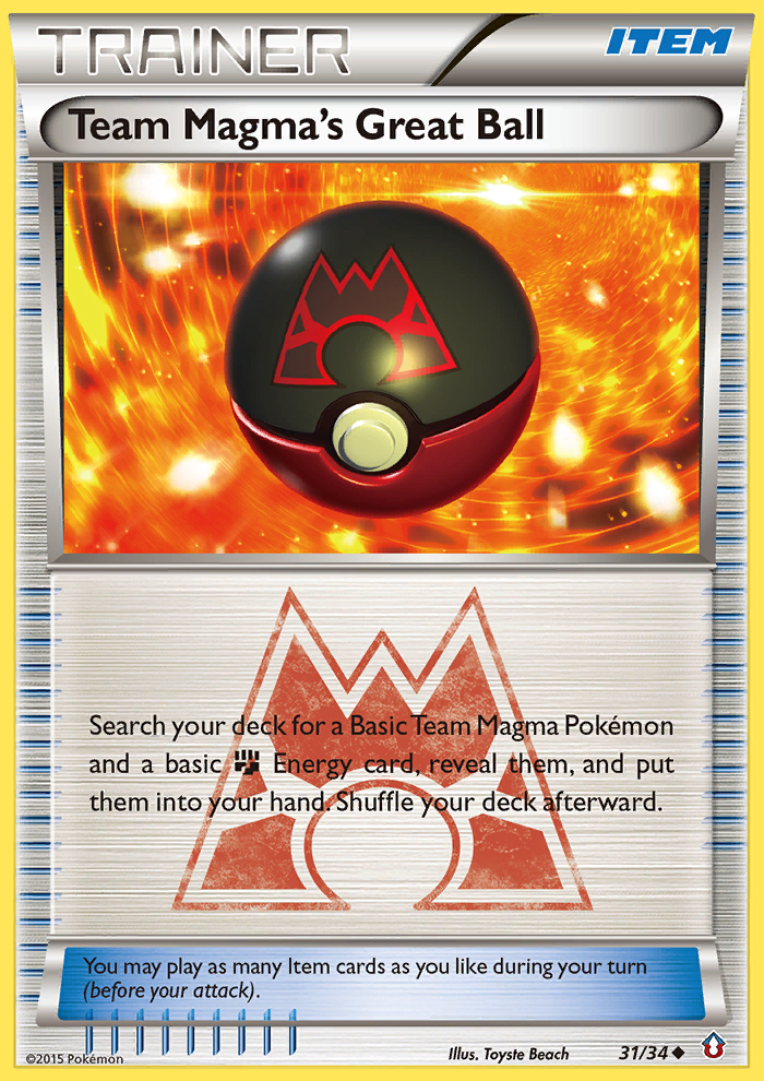 Team Magma's Great Ball (31/34) [XY: Double Crisis] | Mega City Incorporated