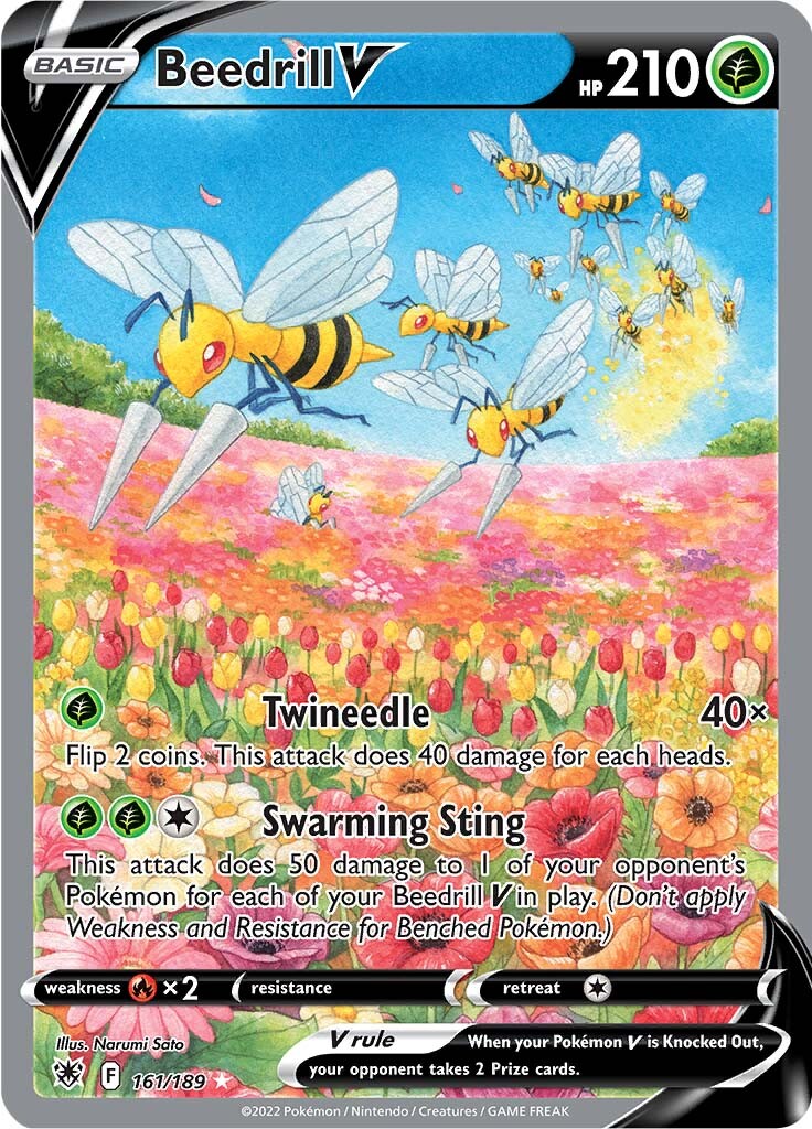 Beedrill V (161/189) [Sword & Shield: Astral Radiance] | Mega City Incorporated