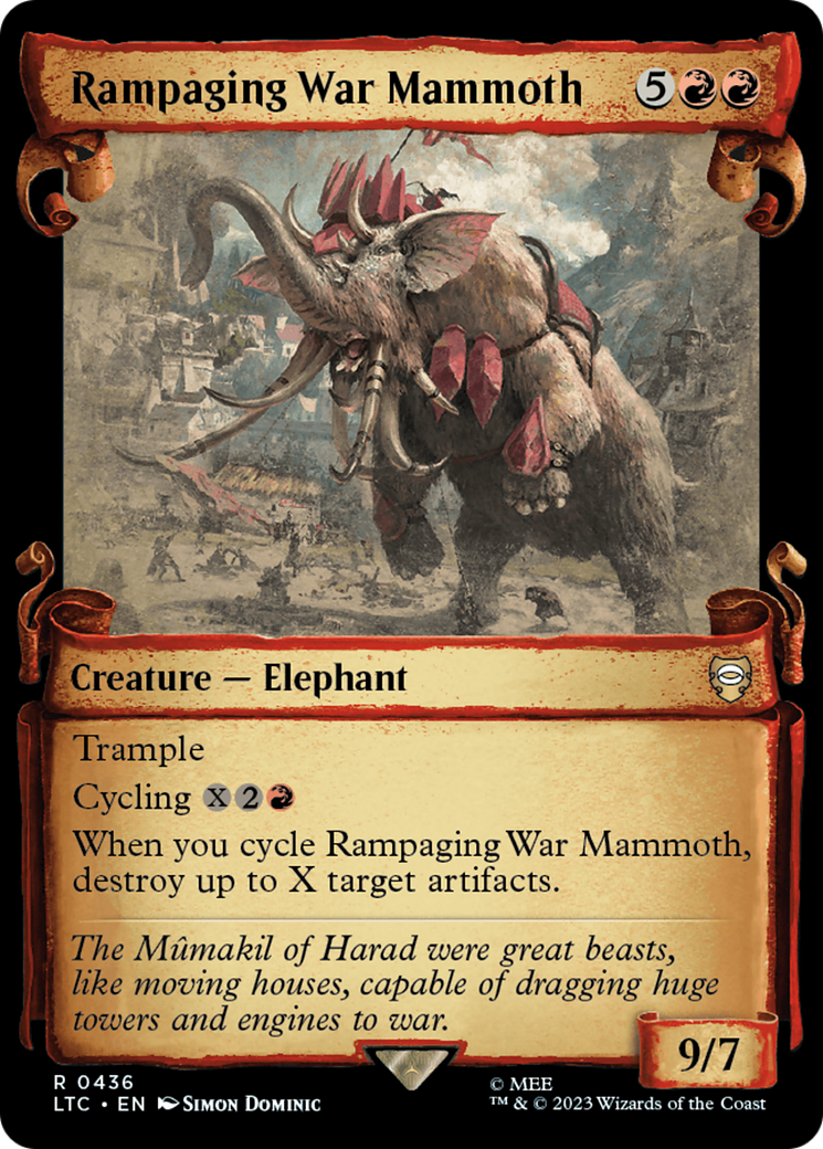 Rampaging War Mammoth [The Lord of the Rings: Tales of Middle-Earth Commander Showcase Scrolls] | Mega City Incorporated