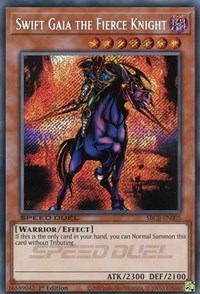 Swift Gaia the Fierce Knight (Secret) [SBCB-EN005] Secret Rare | Mega City Incorporated