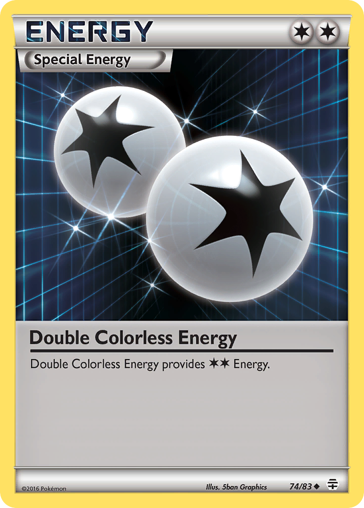 Double Colorless Energy (74/83) [XY: Generations] | Mega City Incorporated