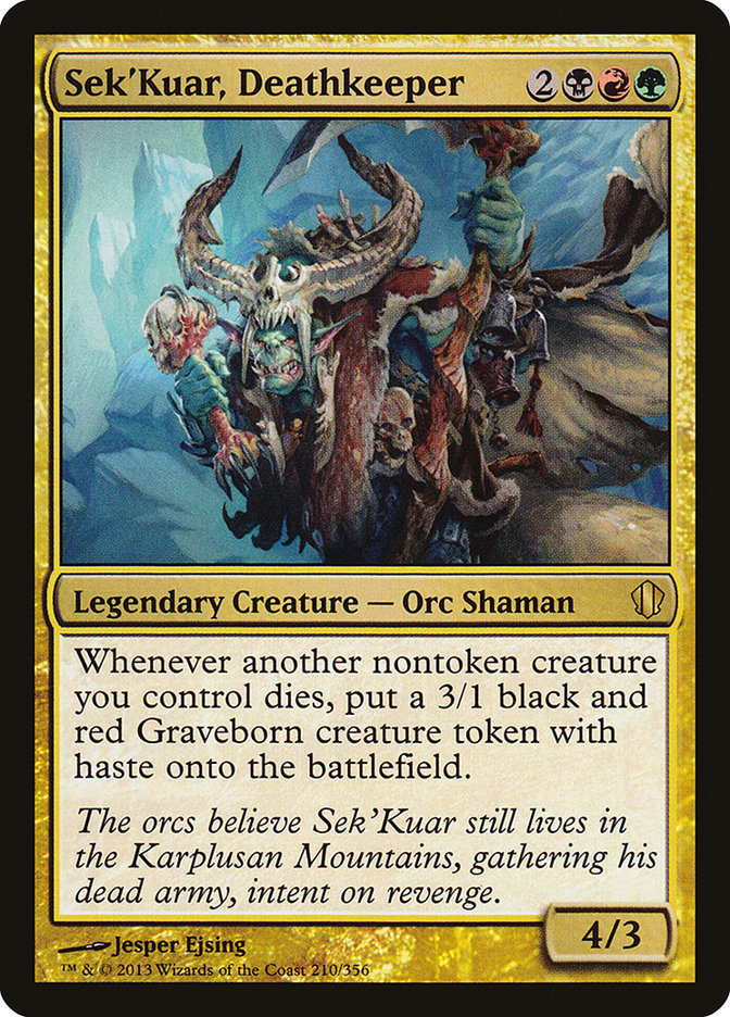 Sek'Kuar, Deathkeeper [Commander 2013] | Mega City Incorporated