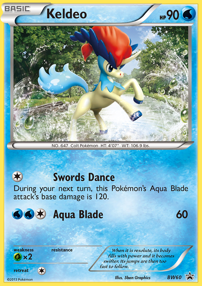 Keldeo (BW60) [Black & White: Black Star Promos] | Mega City Incorporated