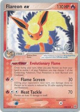 Flareon ex (108/113) (Eeveelutions - Jimmy Ballard) [World Championships 2006] | Mega City Incorporated