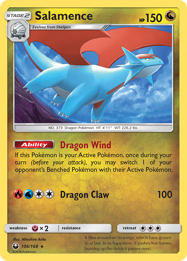 Salamence (106/168) [Sun & Moon: Celestial Storm] | Mega City Incorporated