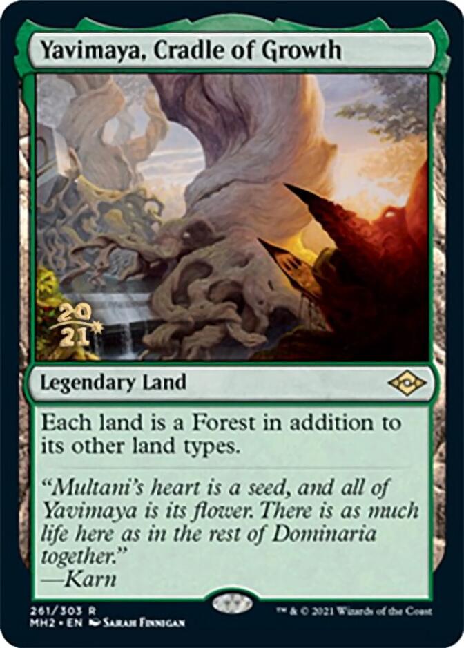 Yavimaya, Cradle of Growth [Modern Horizons 2 Prerelease Promos] | Mega City Incorporated