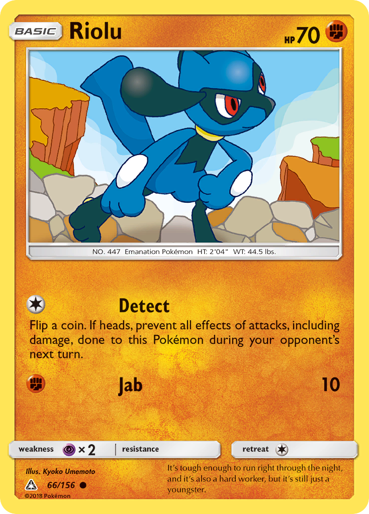 Riolu (66/156) [Sun & Moon: Ultra Prism] | Mega City Incorporated