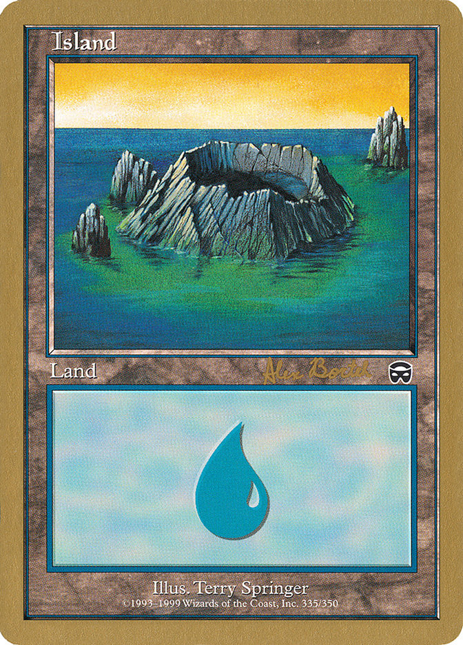 Island (ab335) (Alex Borteh) [World Championship Decks 2001] | Mega City Incorporated