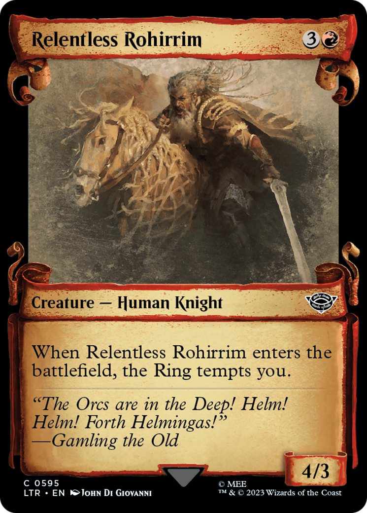 Relentless Rohirrim [The Lord of the Rings: Tales of Middle-Earth Showcase Scrolls] | Mega City Incorporated