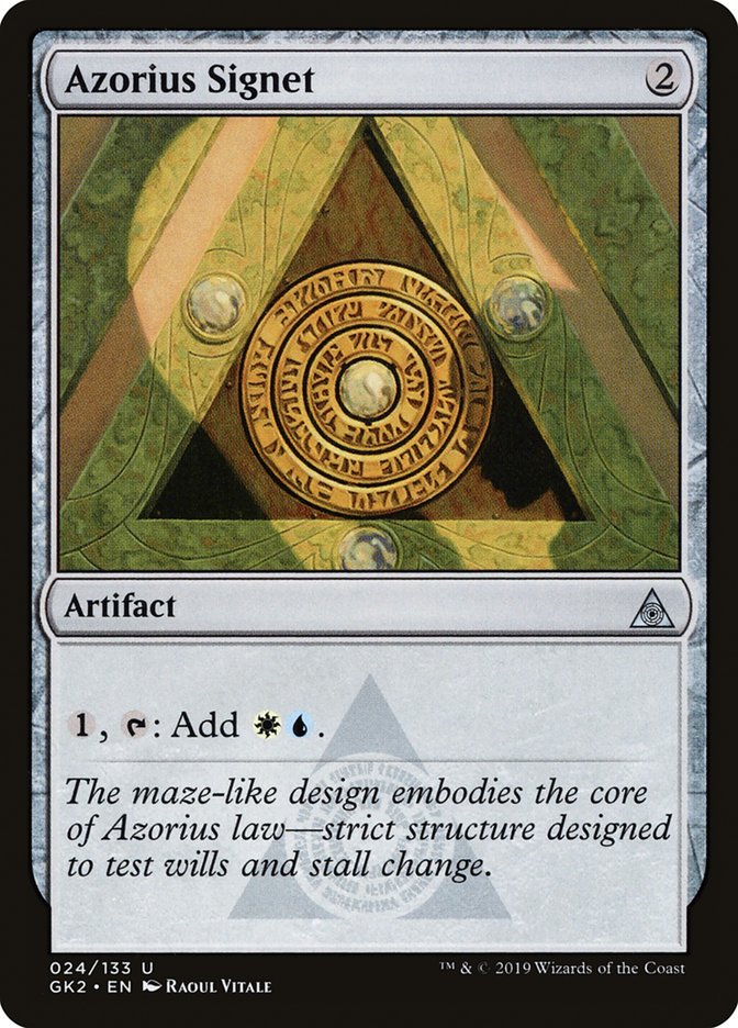 Azorius Signet [Ravnica Allegiance Guild Kit] | Mega City Incorporated