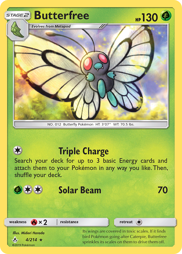 Butterfree (4/214) [Sun & Moon: Unbroken Bonds] | Mega City Incorporated