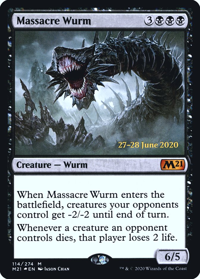 Massacre Wurm  [Core Set 2021 Prerelease Promos] | Mega City Incorporated