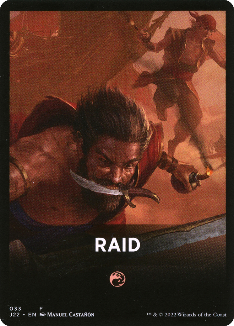 Raid Theme Card [Jumpstart 2022 Front Cards] | Mega City Incorporated