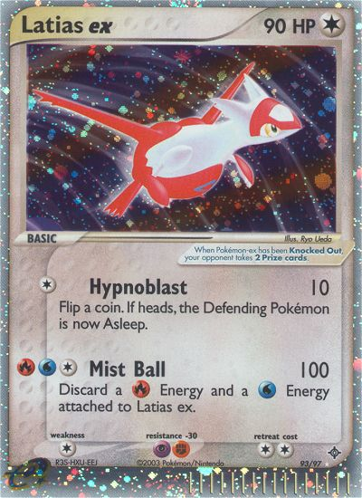 Latias ex (93/97) [EX: Dragon] | Mega City Incorporated