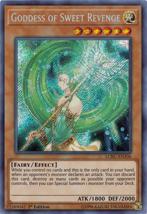 Goddess of Sweet Revenge [LCKC-EN106] Secret Rare | Mega City Incorporated