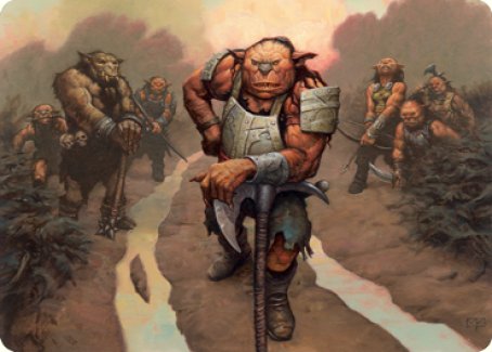 Hobgoblin Bandit Lord Art Card [Dungeons & Dragons: Adventures in the Forgotten Realms Art Series] | Mega City Incorporated