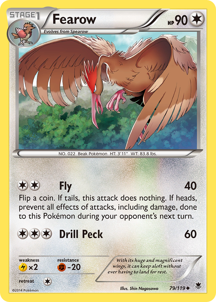 Fearow (79/119) [XY: Phantom Forces] | Mega City Incorporated