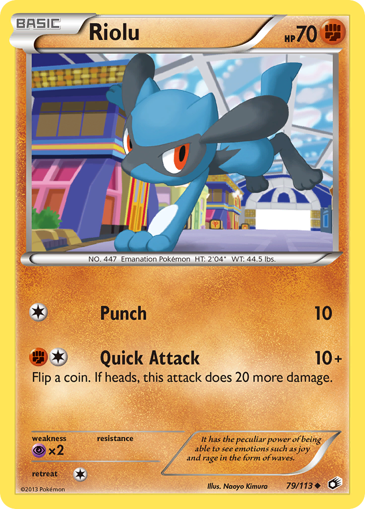 Riolu (79/113) [Black & White: Legendary Treasures] | Mega City Incorporated