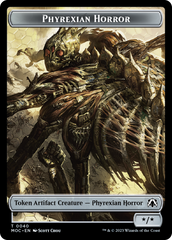 Phyrexian Golem // Phyrexian Horror Double-Sided Token [March of the Machine Commander Tokens] | Mega City Incorporated