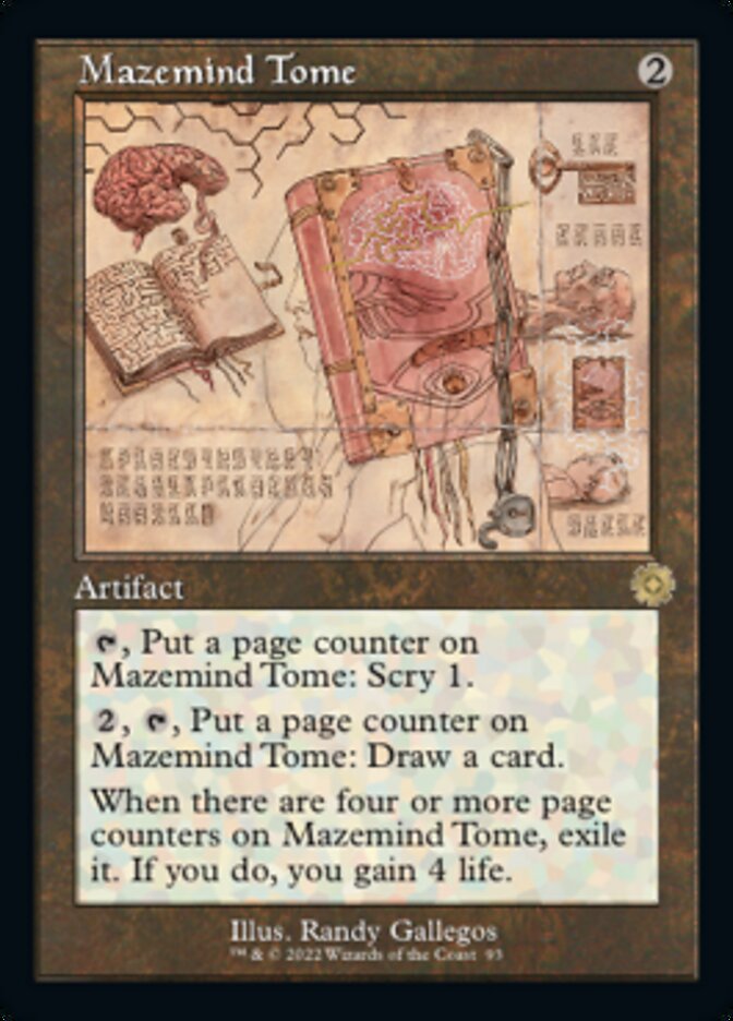 Mazemind Tome (Retro Schematic) [The Brothers' War Retro Artifacts] | Mega City Incorporated