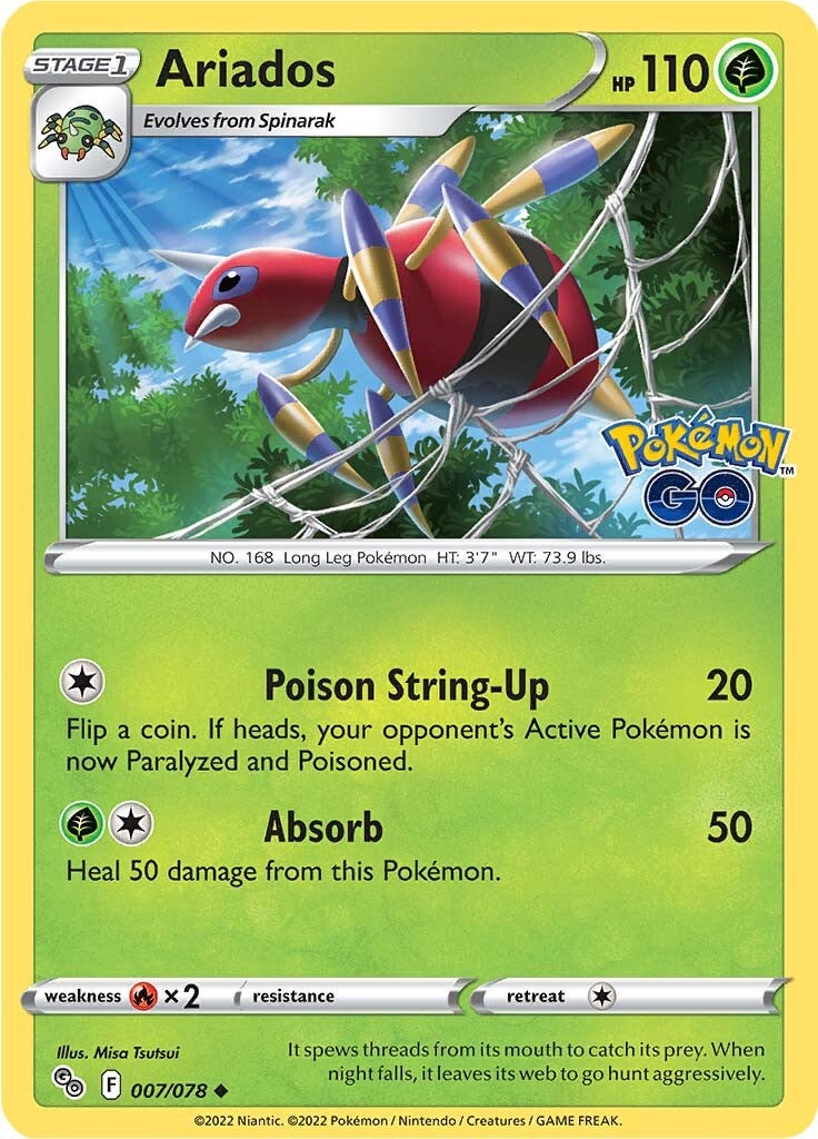Ariados (007/078) [Pokémon GO] | Mega City Incorporated