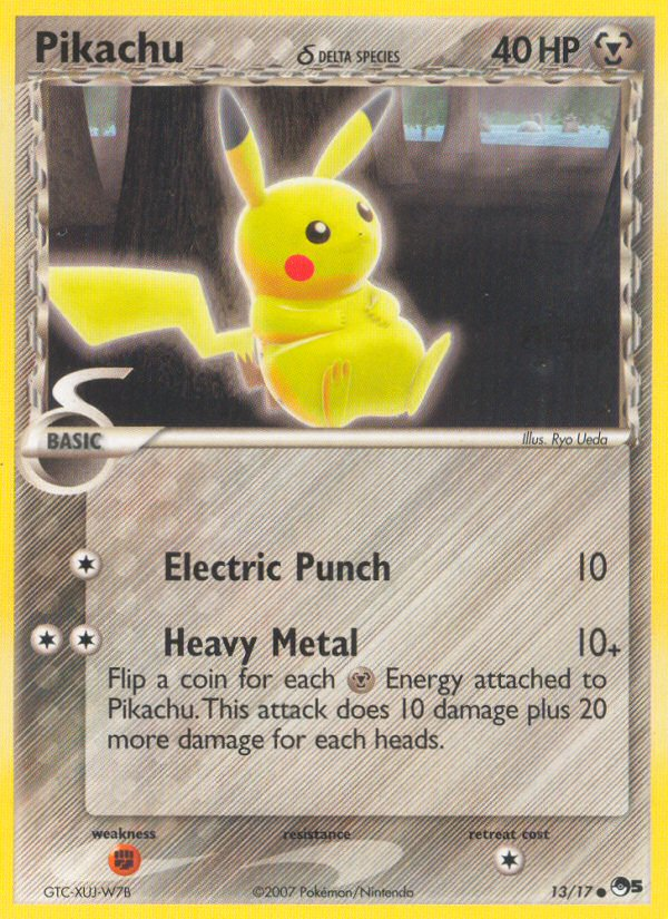 Pikachu (13/17) (Delta Species) [POP Series 5] | Mega City Incorporated