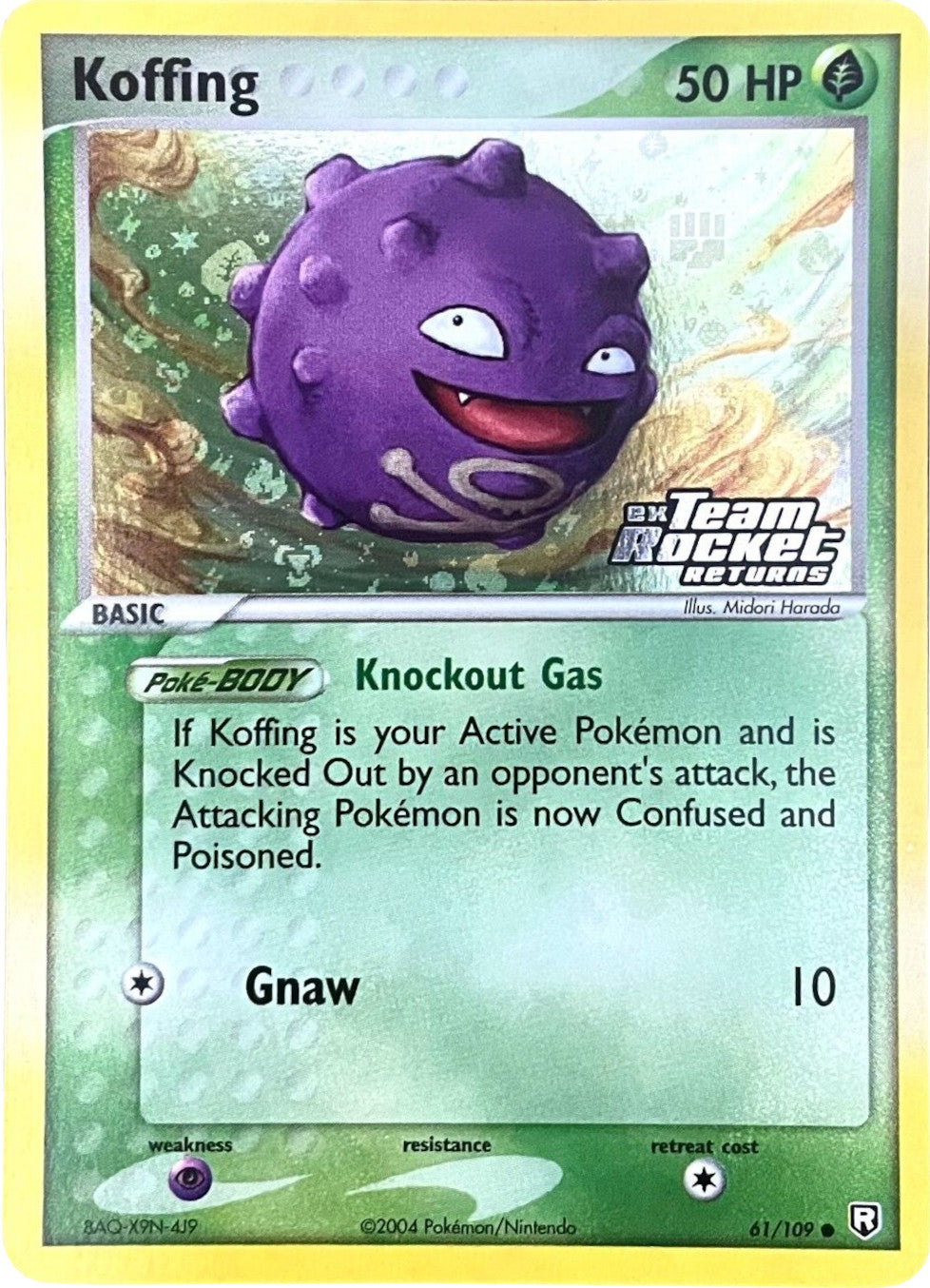 Koffing (61/109) (Stamped) [EX: Team Rocket Returns] | Mega City Incorporated