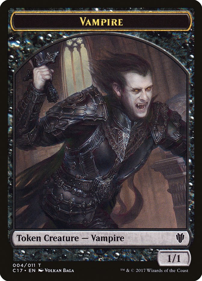 Bat // Vampire Double-sided Token [Commander 2017 Tokens] | Mega City Incorporated