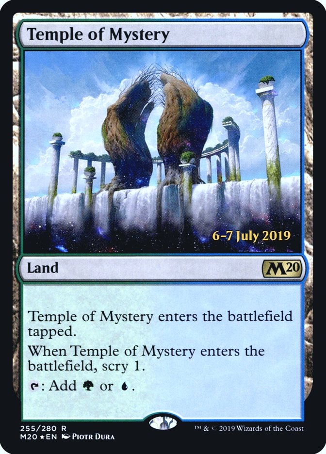 Temple of Mystery  [Core Set 2020 Prerelease Promos] | Mega City Incorporated