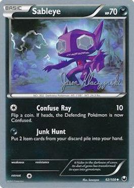 Sableye (62/108) (Darkrai Deck - Jason Klaczynski) [World Championships 2013] | Mega City Incorporated