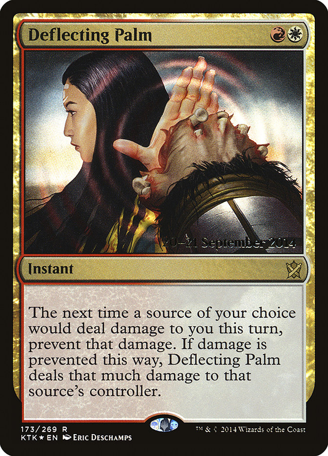 Deflecting Palm  [Khans of Tarkir Prerelease Promos] | Mega City Incorporated