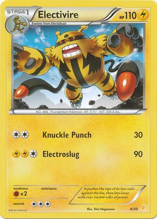 Electivire (4/30) [XY: Trainer Kit 3 - Pikachu Libre] | Mega City Incorporated