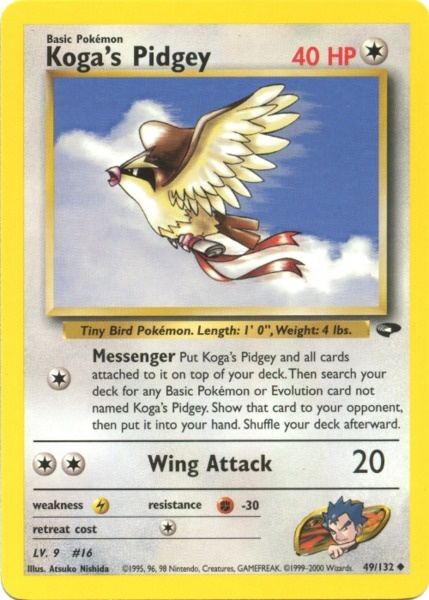 Koga's Pidgey (49/132) [Gym Challenge Unlimited] | Mega City Incorporated