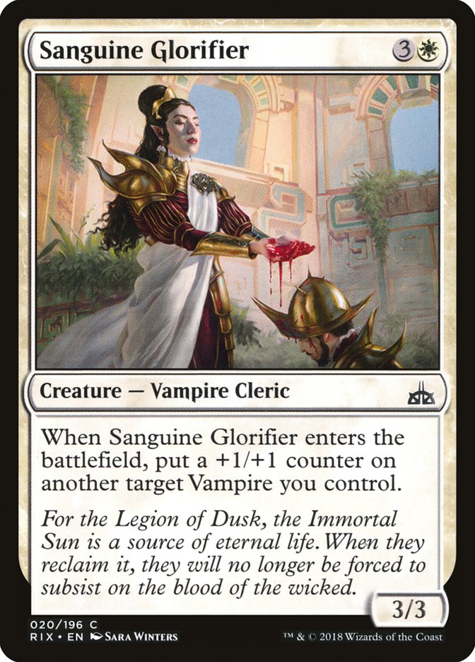 Sanguine Glorifier [Rivals of Ixalan] | Mega City Incorporated