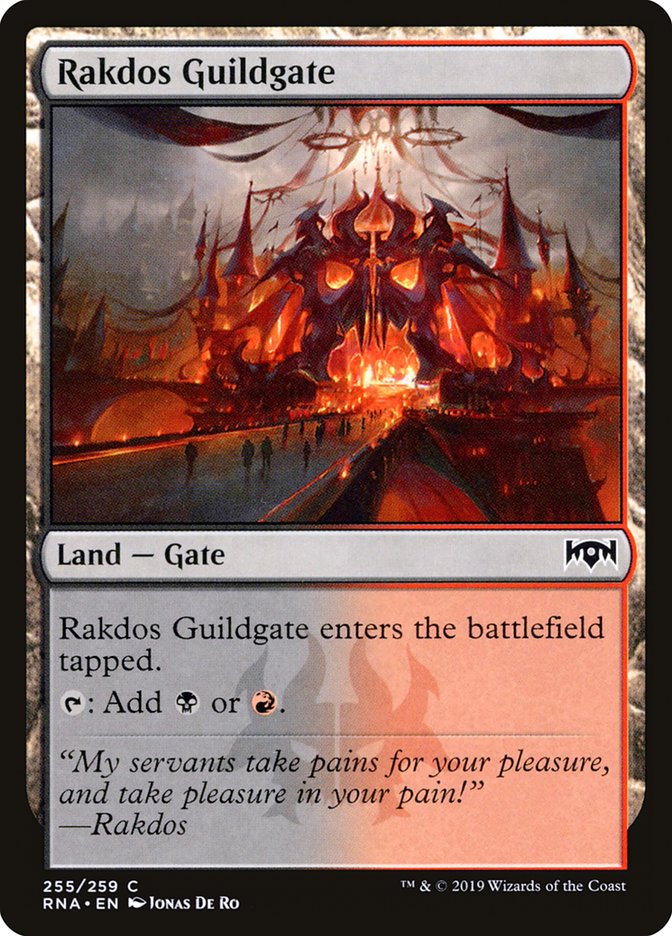 Rakdos Guildgate (255/259) [Ravnica Allegiance] | Mega City Incorporated