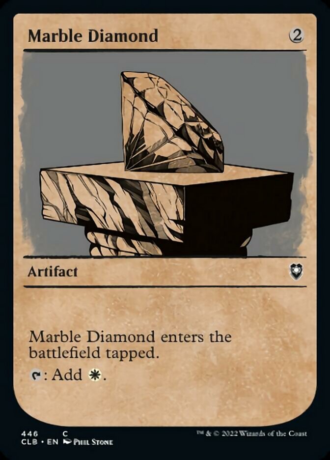 Marble Diamond (Showcase) [Commander Legends: Battle for Baldur's Gate] | Mega City Incorporated