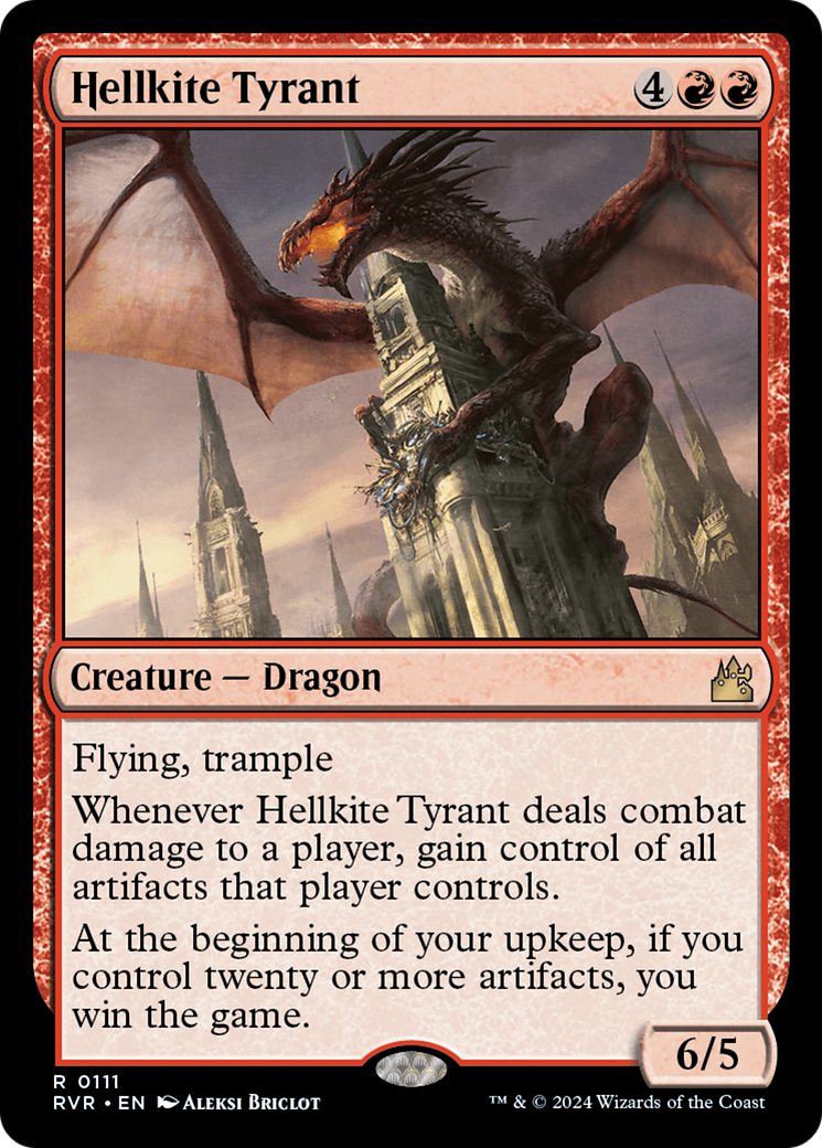 Hellkite Tyrant [Ravnica Remastered] | Mega City Incorporated