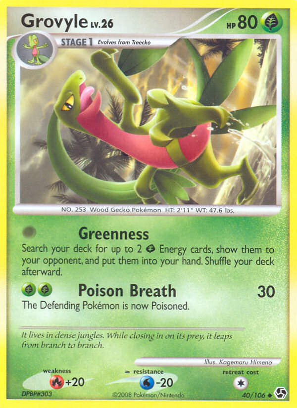 Grovyle (40/106) [Diamond & Pearl: Great Encounters] | Mega City Incorporated