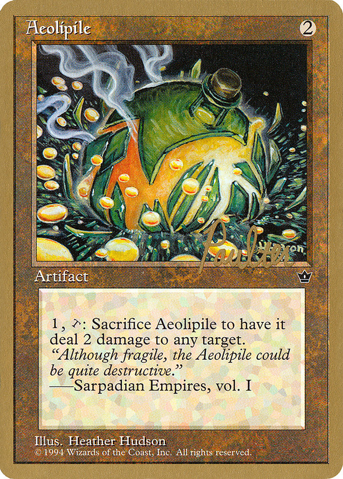 Aeolipile (Preston Poulter) [Pro Tour Collector Set] | Mega City Incorporated