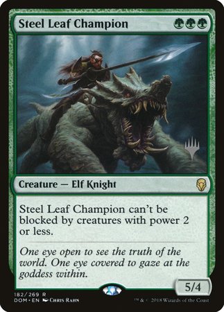 Steel Leaf Champion [Dominaria Promos] | Mega City Incorporated