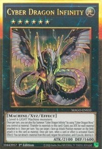 Cyber Dragon Infinity [MAGO-EN033] Gold Rare | Mega City Incorporated