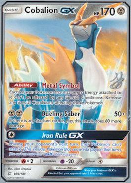 Cobalion GX (106/181) (Perfection - Henry Brand) [World Championships 2019] | Mega City Incorporated