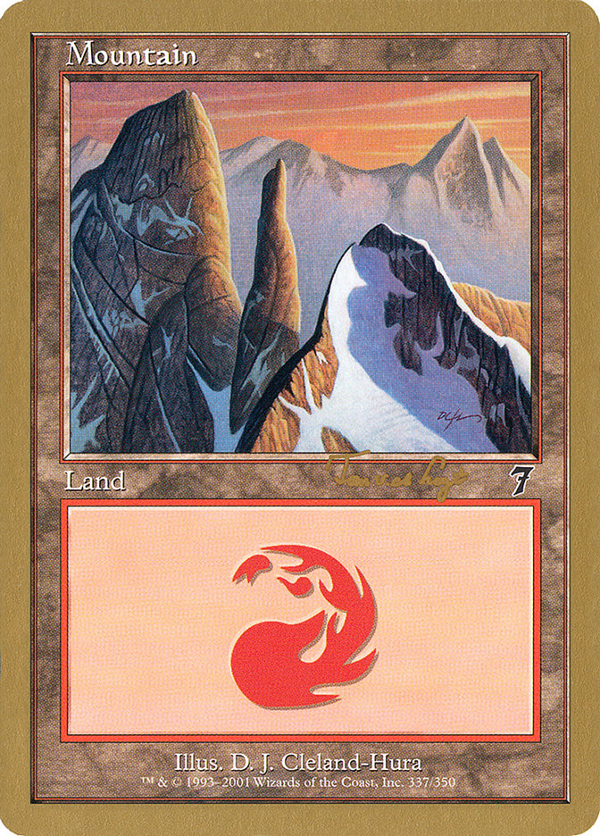Mountain (337) (Tom van de Logt) [World Championship Decks 2001] | Mega City Incorporated