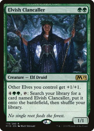 Elvish Clancaller [Core Set 2019 Promos] | Mega City Incorporated