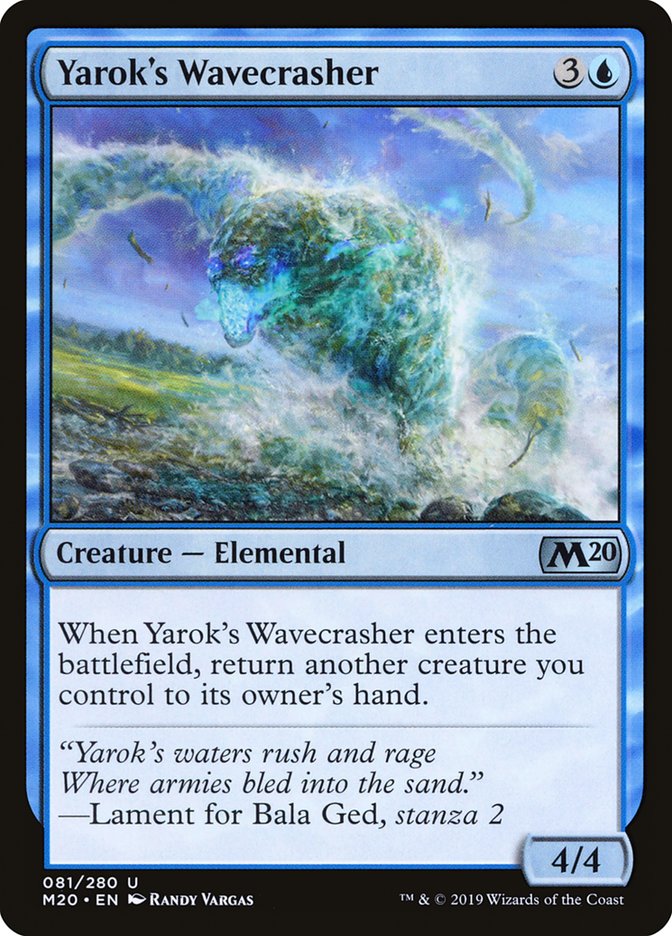 Yarok's Wavecrasher [Core Set 2020] | Mega City Incorporated