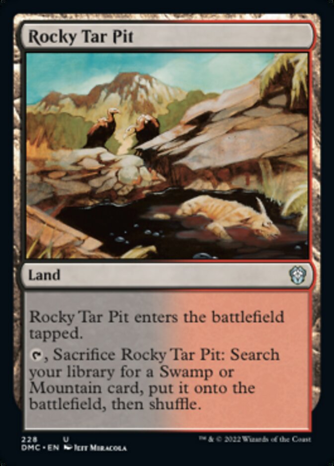 Rocky Tar Pit [Dominaria United Commander] | Mega City Incorporated